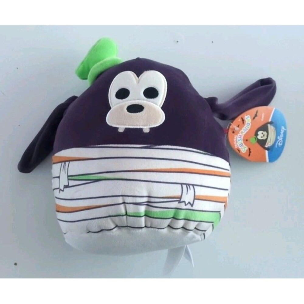 Squishmallows Disney Goofy Halloween Mummy 8 Inch Soft Plush Brand-New NWT